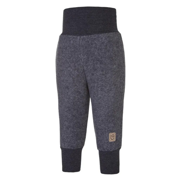 Tepláky Fleece Bambus tm. šedý melír Little Angel