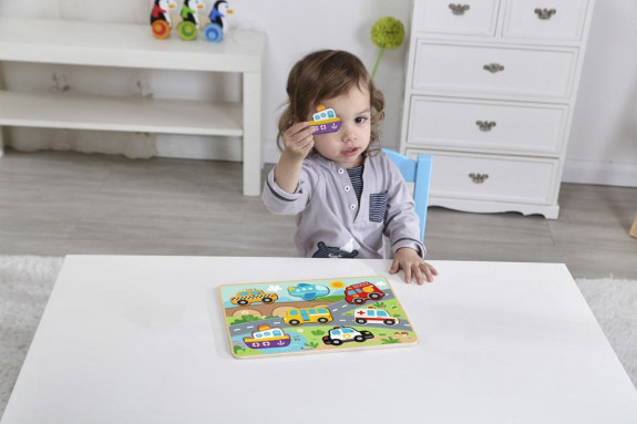 Vkladacie puzzle Doprava 2Kids Toys