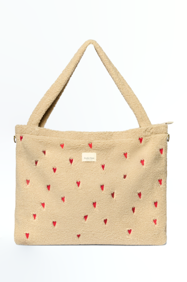 Teddy Hearts Diaper Bag - prebaľovacia taška Studio Noos