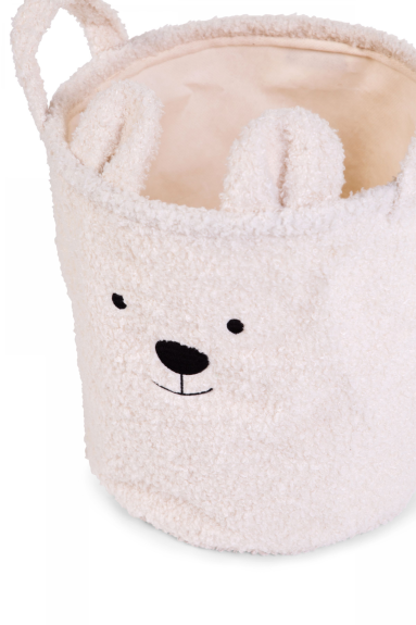 Kôš na hračky Teddy Off White 40 x 40 x 40 cm Childhome