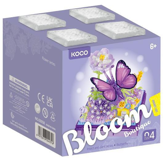 Stavebnica mini Motýlik 471 ks Koco