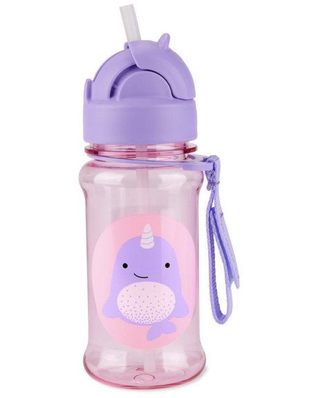 Zoo tritan Fľaša so slamkou 355 ml 12m+ Skip hop