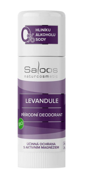 Levanduľa Bio prírodný dezodorant Saloos