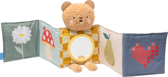 Medvedík plyšový s knižkou Snuggle Bear Taf Toys