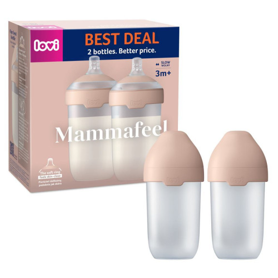 Set fliaš Mammafeel 250 ml 2 ks