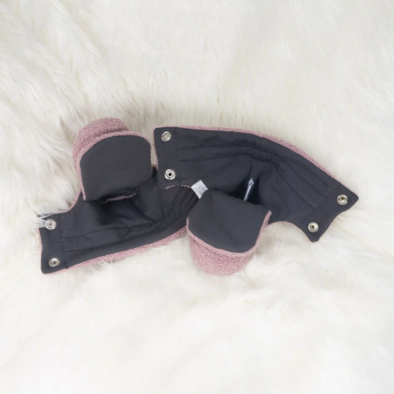 Capáčky Teddy fleece double Cyclamen pink ružová Esito