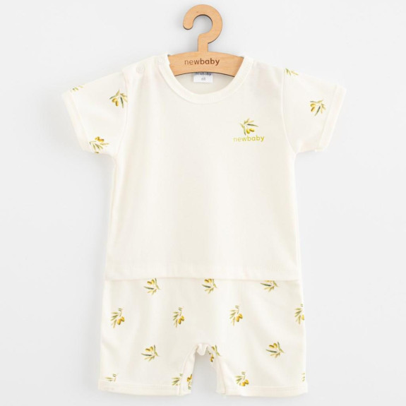 Dojčenský letný overal z organickej bavlny New Baby Olivy