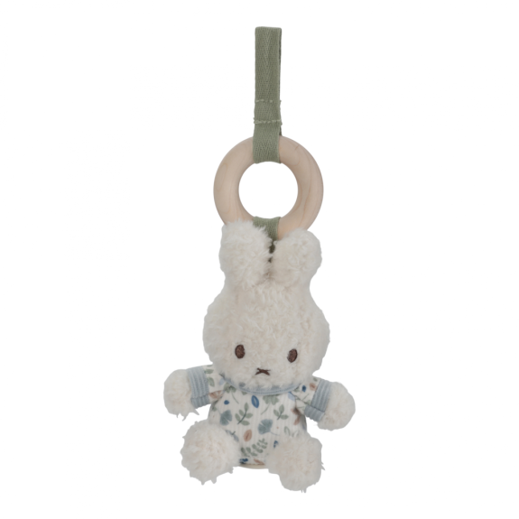 Hracia deka s hrazdou zajačik Miffy Lucky Leaves Little Dutch