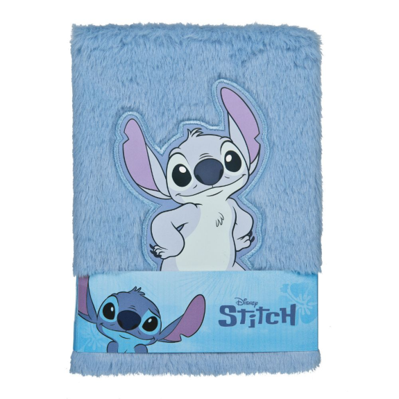 Plyšový zápisník A5 Stitch