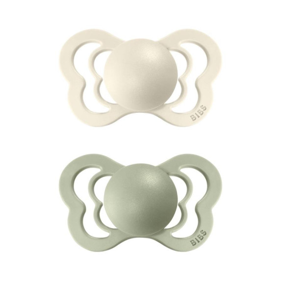 Bibs cumlíky silikón ortodonické 2 ks Couture 0 - 6 mesiacov