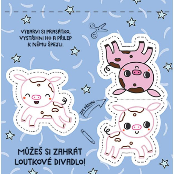 Vystrihovačky s nožnicami Farma