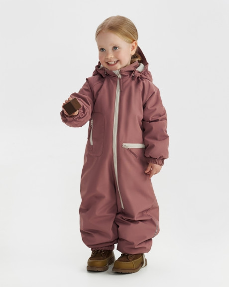 Prechodová kombinéza Ulli Pink Clay Leokid