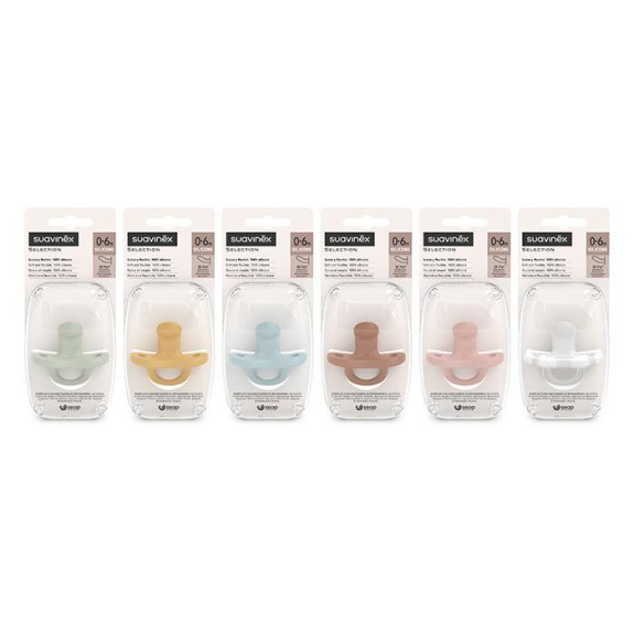 Cumlík anatomický silikón 0-6 m SX PRO Colour Essence Suavinex