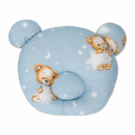 Bavlnený tvarovaný vankúšik Sleep Tedd Baby Nellys