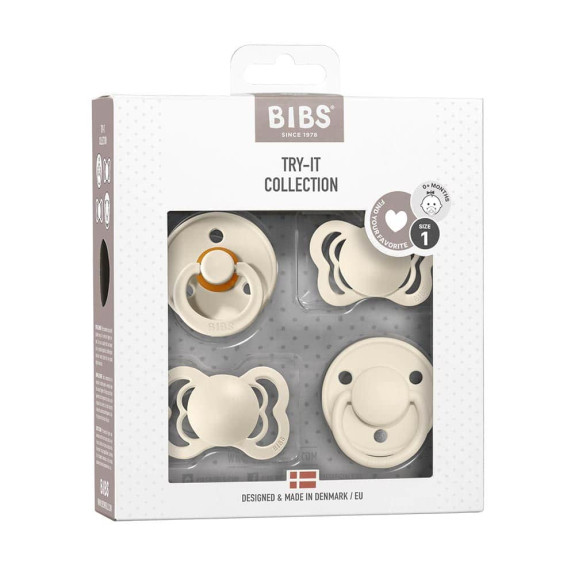 Cumlíky kaučuk/silikón Try it kolekcia Veľ. 0 - 6 m Bibs