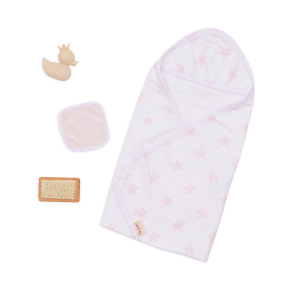Osuška pre bábiku s doplnkami LullaBaby