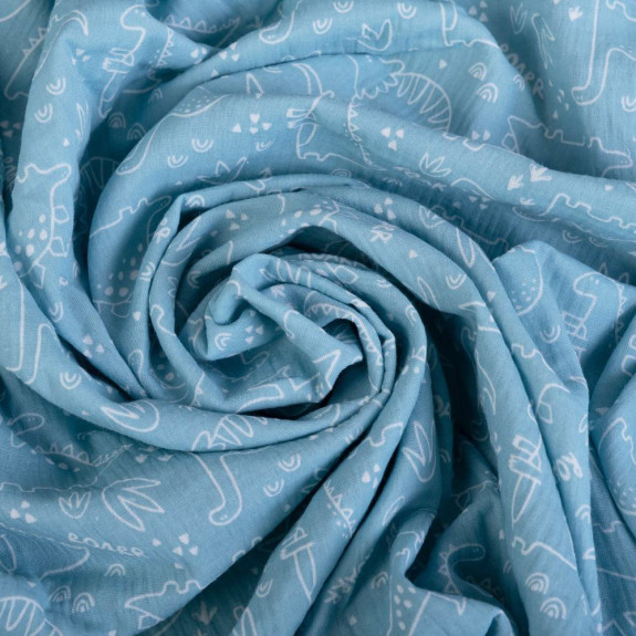 Mušelínové prestieradlo Dizajn s gumou 60 x 120 cm BabyMatex
