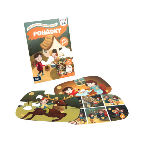 Kvído - Karty a puzzle pre hovoriaci tabuľ: Rozprávky Albi