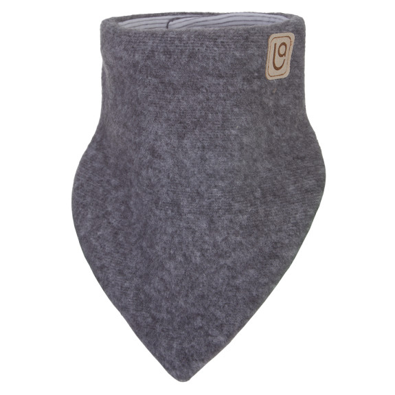 Šatka na krk Fleece Bambus Outlast® tm. sivý melír/pruh bielosivý melír Little Angel