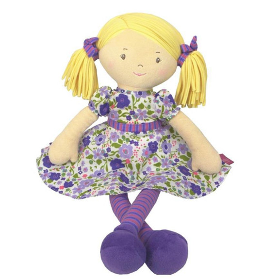 Bonikka Dames látková bábika 41 cm Fran - ružové šaty