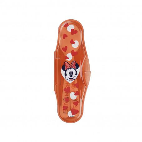 Sada 2 lyžíc s puzdrom Minnie New Thermobaby