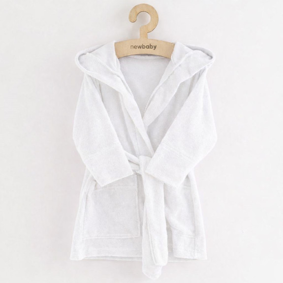 Detský froté župan New Baby white
