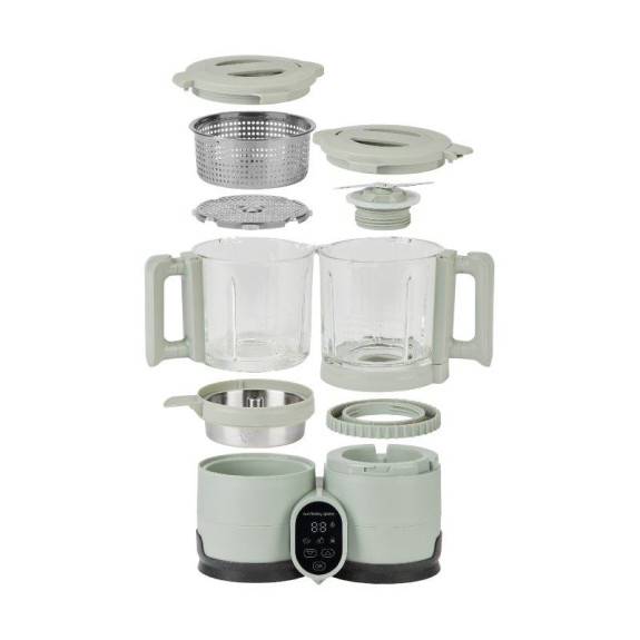 Multifunkčný prístroj Nutribaby Glass Celadon Green Babymoov