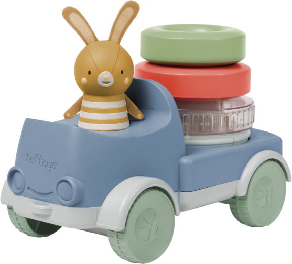Nákladiak s pyramídou Bunny Taf Toys