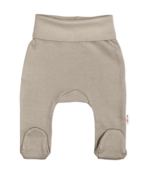 Bavlnená súprava pre bábätko do pôrodnice Made with love, tm. béžová Baby Nellys