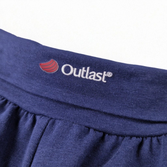Tepláky tenké Outlast® UV 50+ tm. modré Little Agel