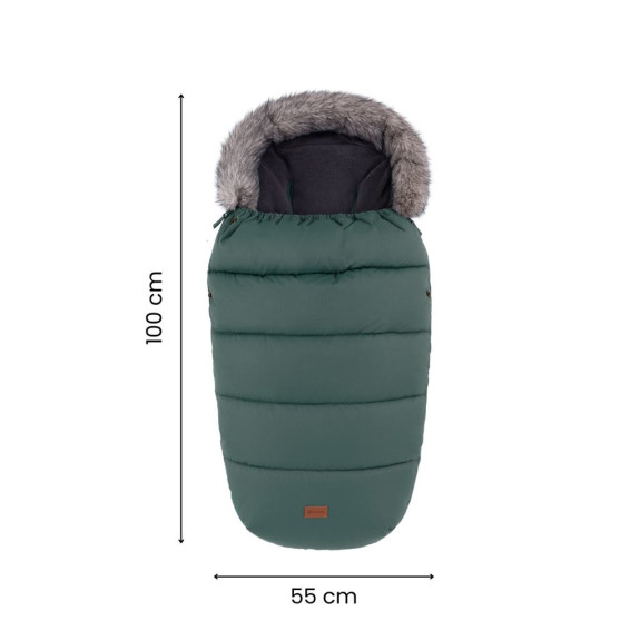 Set zimný fusak Comfy 4 v 1 + rukavice na kočík Furry Petite & Mars