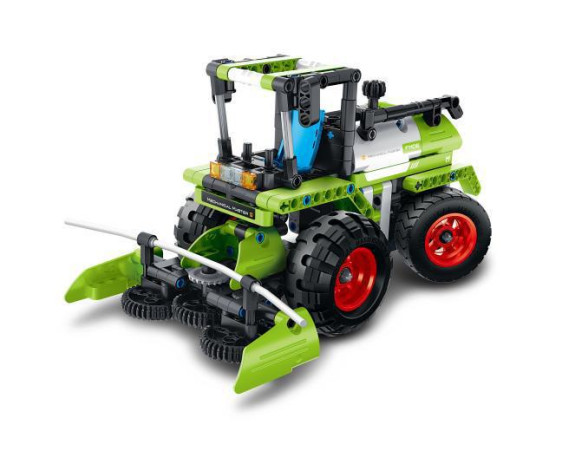 Stavebnica kombajn / traktor 2 v 1 plast 335 dielikov iM.Master