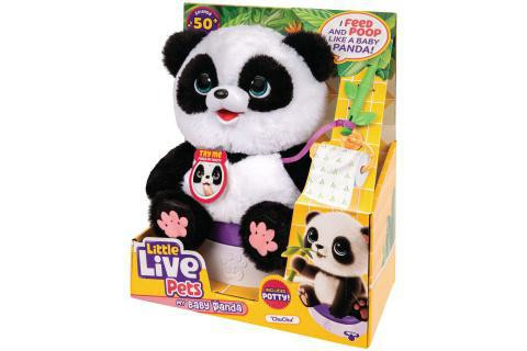 Panda s nočníkom Little Live Pets