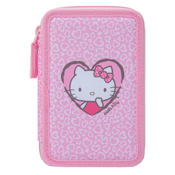 Školský peračník trojposchodový Hello Kitty Sweet Leopard GRS Baagl