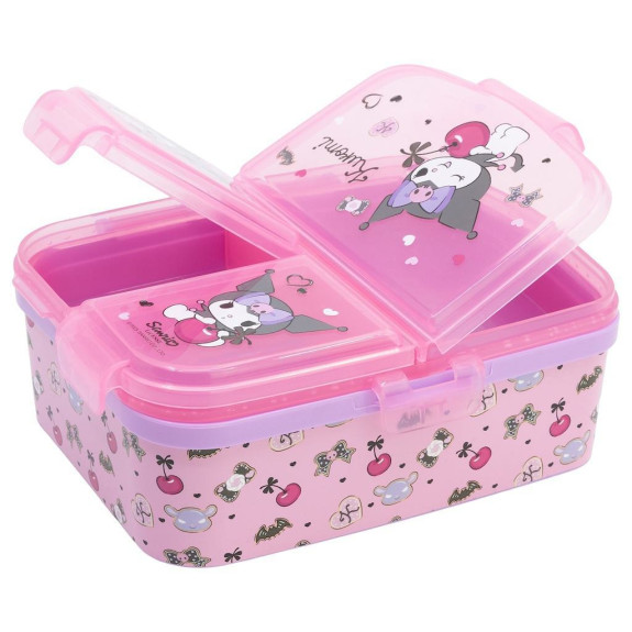Olovrantový box s priehradkami 550 ml Kuromi
