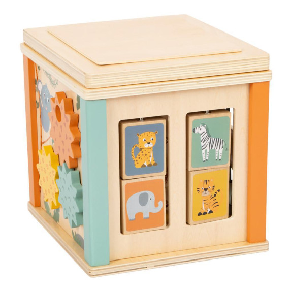 Motorická kocka Safari small foot