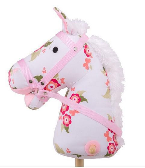 Bigjigs Toys Ružový kôň na tyči