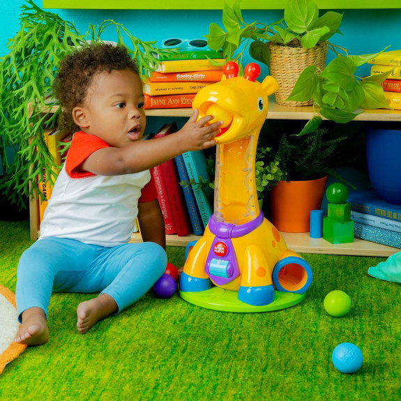 Hračka hudobná žirafa Spin & Giggle™ 12 m+ Bright Starts