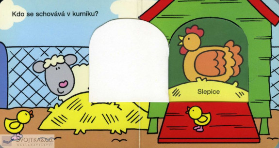 Knižka Pozri sa, kto sa schováva - na dvore