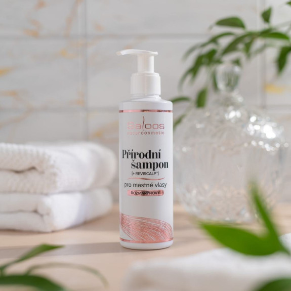 Prírodný šampón pre mastné vlasy 200 ml Saloos