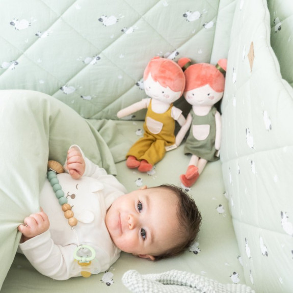 2-dielny bavlnený set do postieľky 0 m+ bonjourbébé