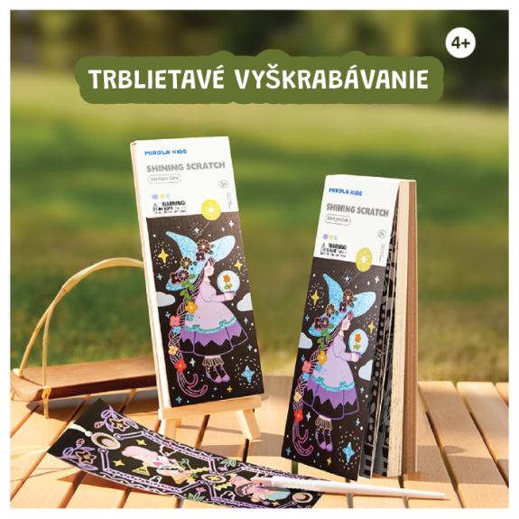Trblietavé vyškrabovanie Starlight Girls Jarmelo