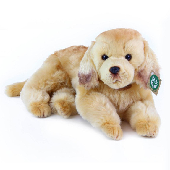 Plyšový pes zlatý retriever ležiaci 32 cm Rappa