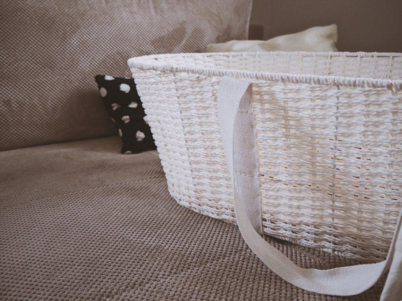 Mojžišov košík pre bábätko Paper Dream white + matrac Airdream Ahojbaby