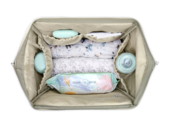 Prebaľovací batoh Siena Luxe Secret Garden KikkaBoo