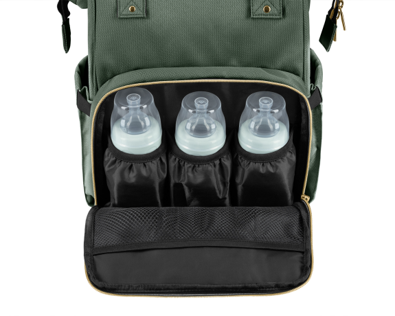 Prebaľovací batoh Siena Army Green KikkaBoo