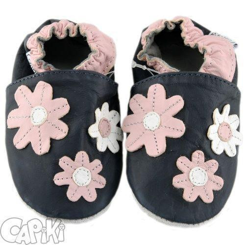 Kožené capáčky 2-3 roky (24/25) 16,6 cm Capiki