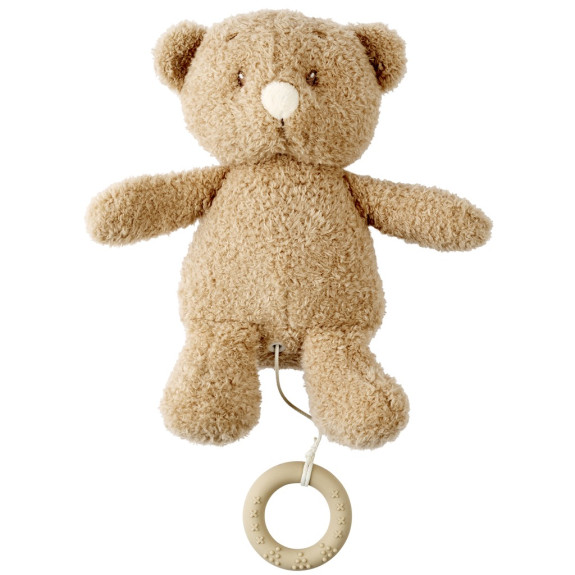 Hračka plyšová hudobná Teddy medvedík Nattou 24 cm, 0 m+