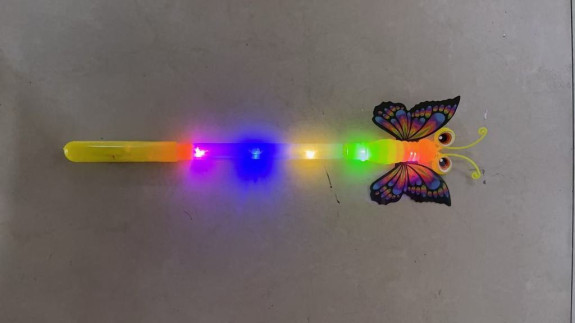 Prútik motýľ so svetelnými efektmi 38 cm