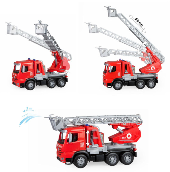 Auto hasiči s rebríkom Mercedes Arocs 47 cm